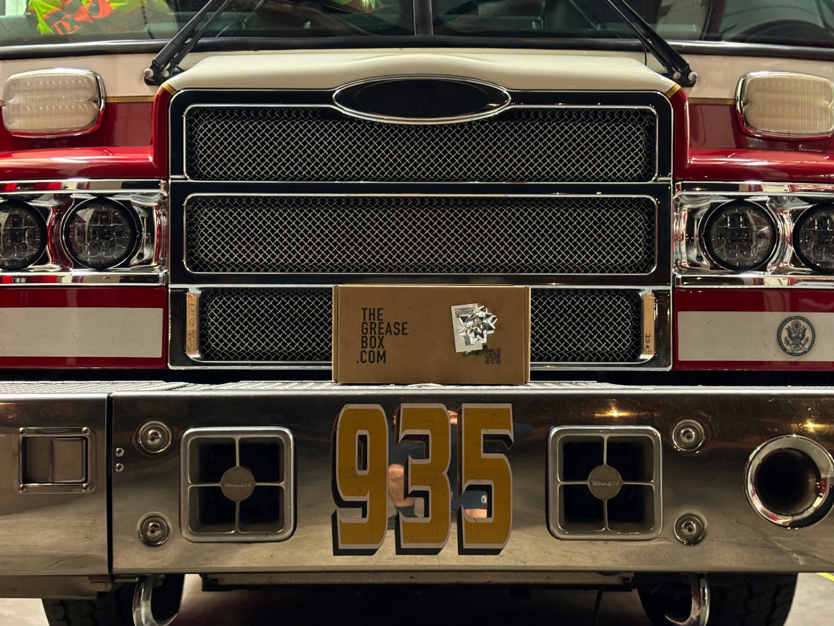 Our most recent giveaway went to Phoenix fire station #35