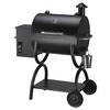 Z Grills 590 sq. in. Pellet Grill and Smoker, Black and silver
