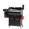 Dyna Glo  Dyna-Glo DGSS700BPW-D-KIT Signature Series 697 Total Sq. in. Wood Grill Pellet Grill & Smoker with Cabinet, Black/red