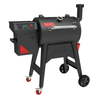 Dyna Glo  Dyna-Glo DGSS450BPW-D Signature Series 460 Total Sq. in. Wood Grill Pellet Grill & Smoker, Black/red