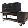 Lone Star Grillz 30"x72'' Double Door Offset Cabinet Smoker